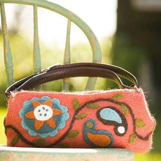 Knitting patterns for felted handbags
