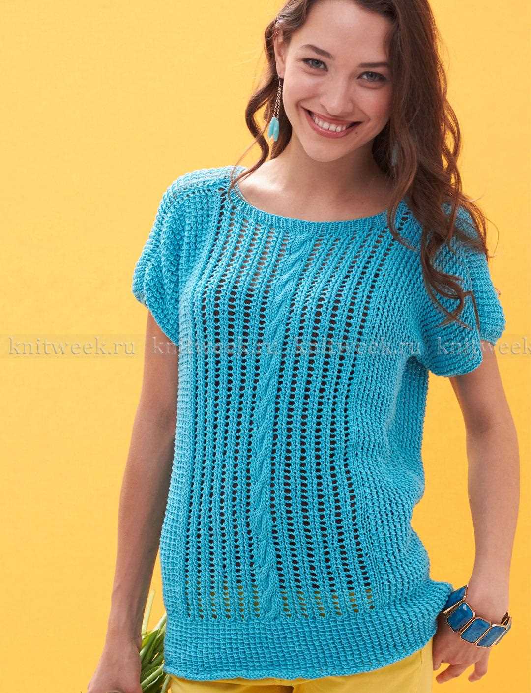 Knitting patterns for ladies summer tops
