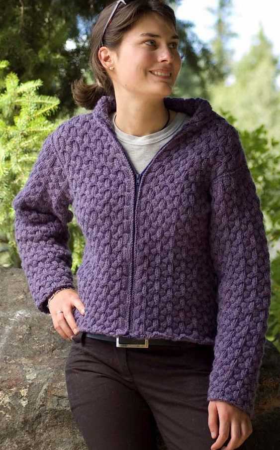 Knitting patterns ladies jackets