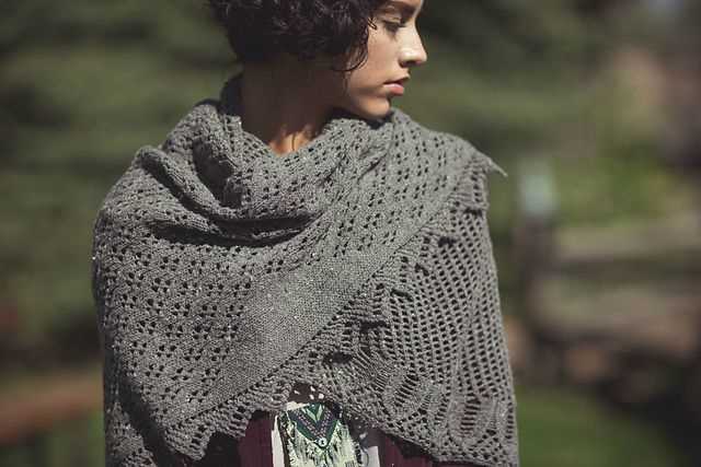 Knitting patterns poncho shawls