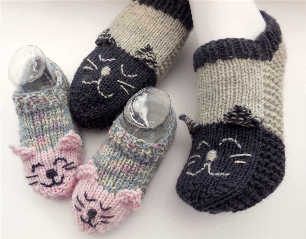 Knitting patterns slippers adults