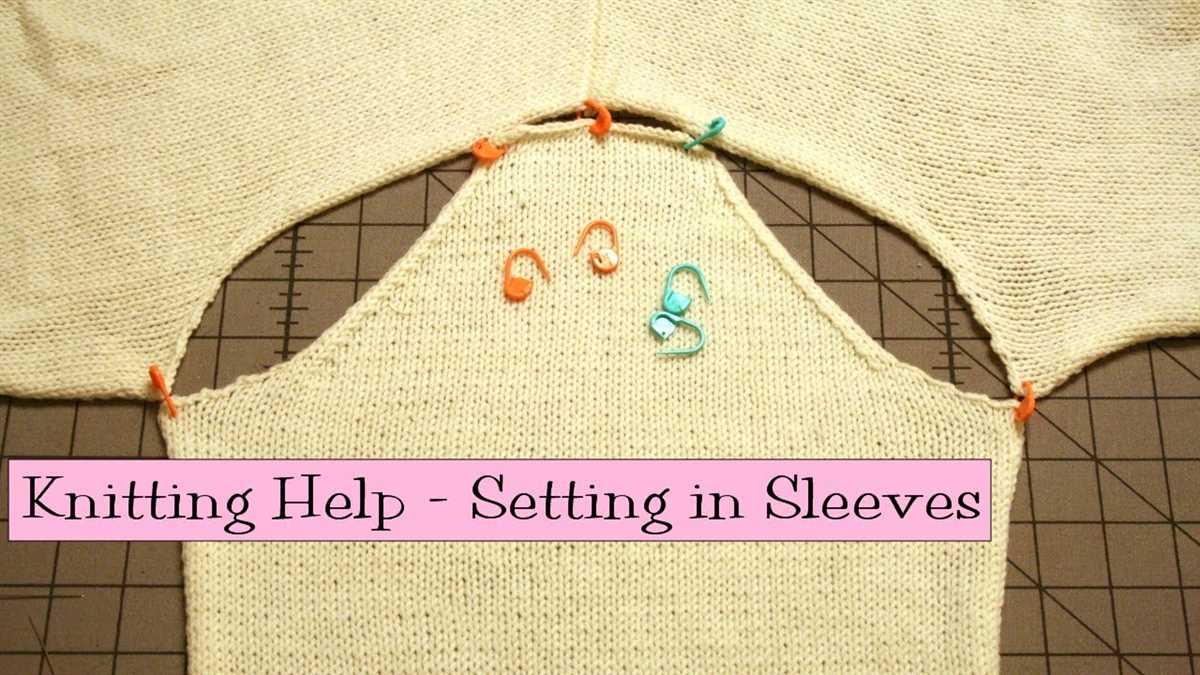 Knitting sleeves pattern