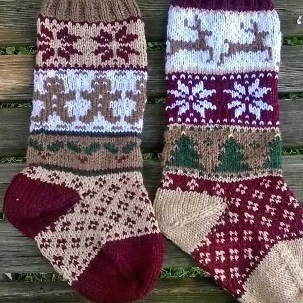 Knitting stocking pattern