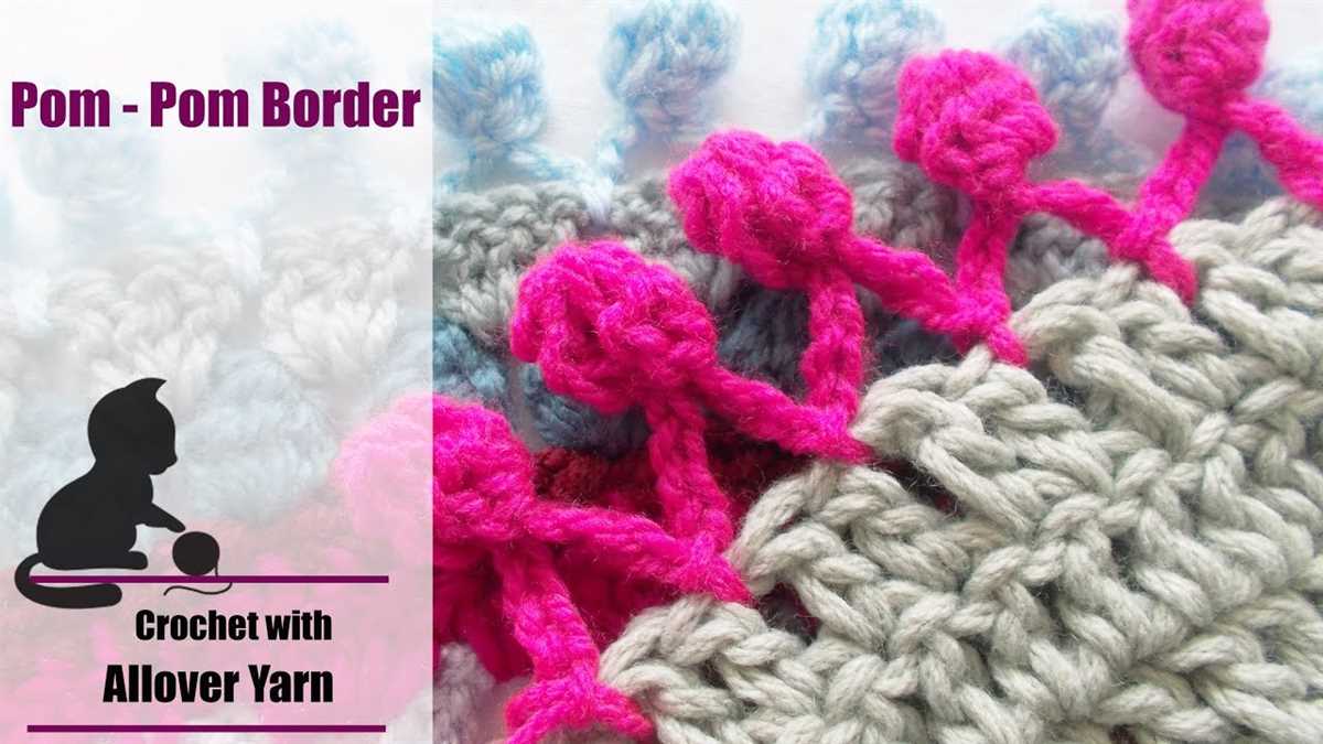 Knitting with pom pom wool patterns