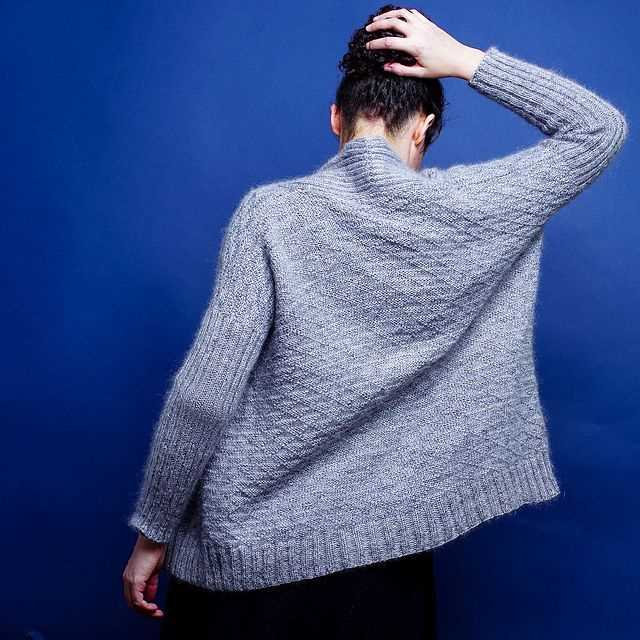 Lace weight cardigan knitting pattern