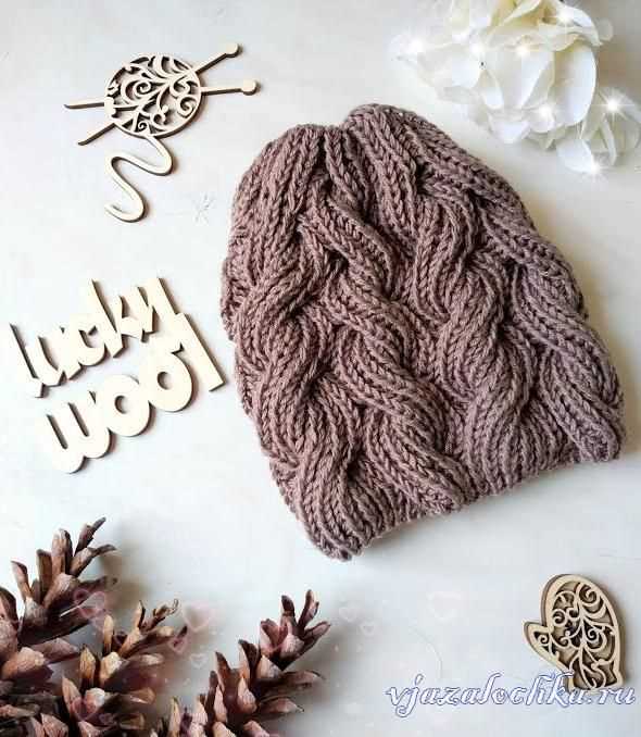 Lace knit hat pattern free