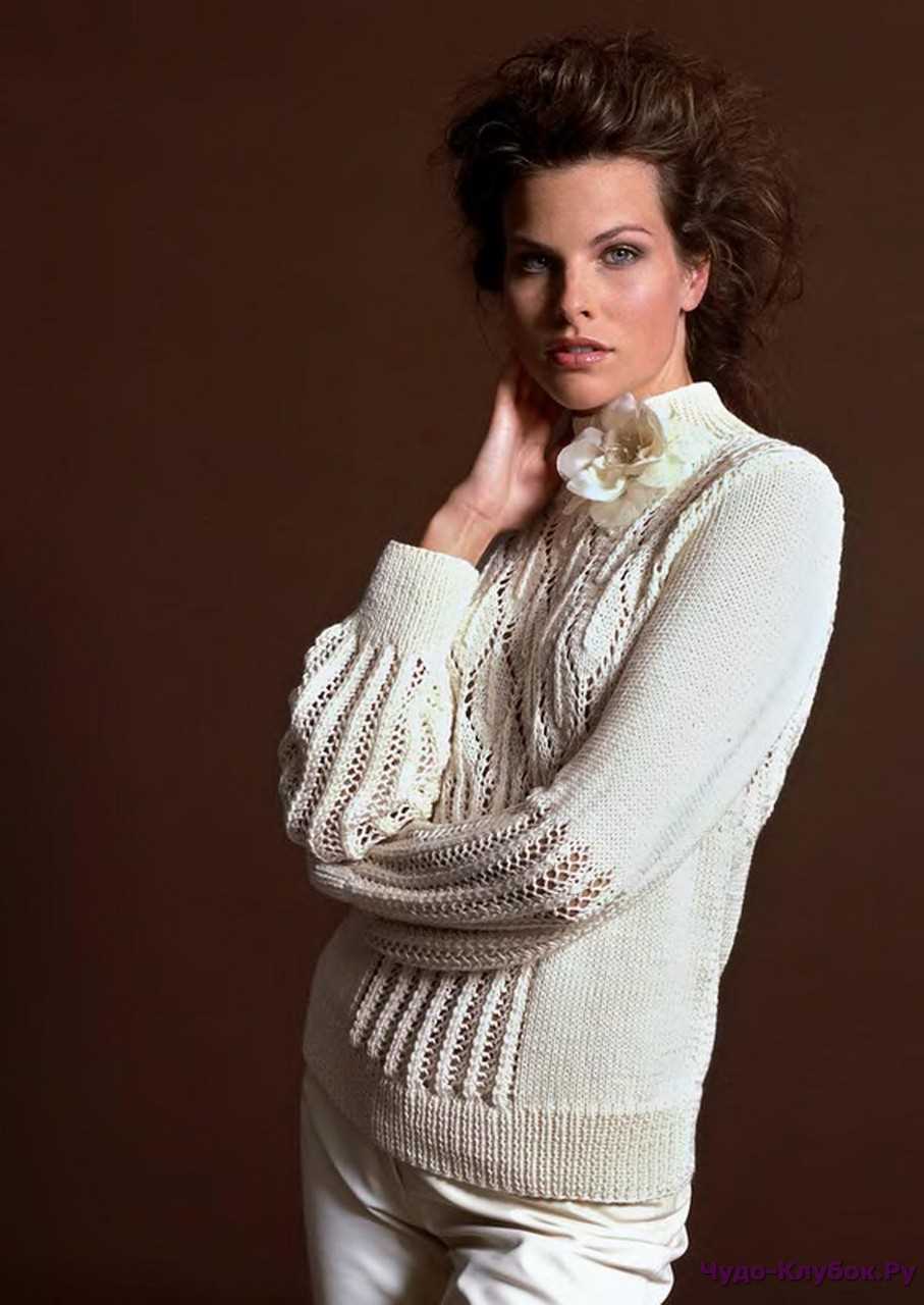 Ladies v neck knitting pattern