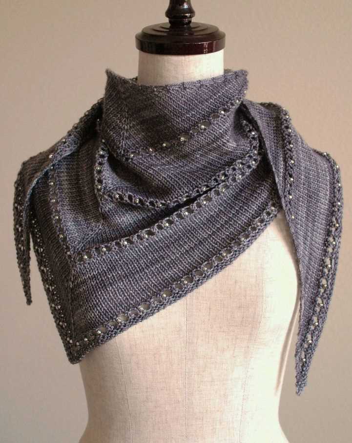 Large shawl knitting pattern