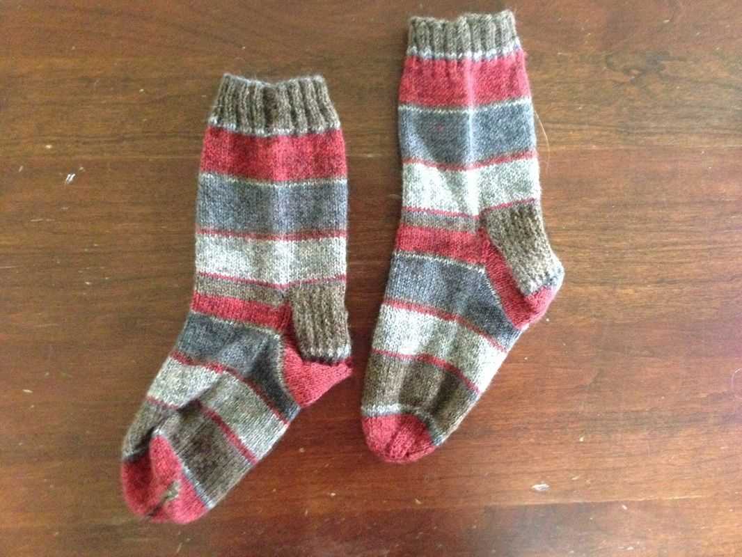 Learn to knit socks pattern