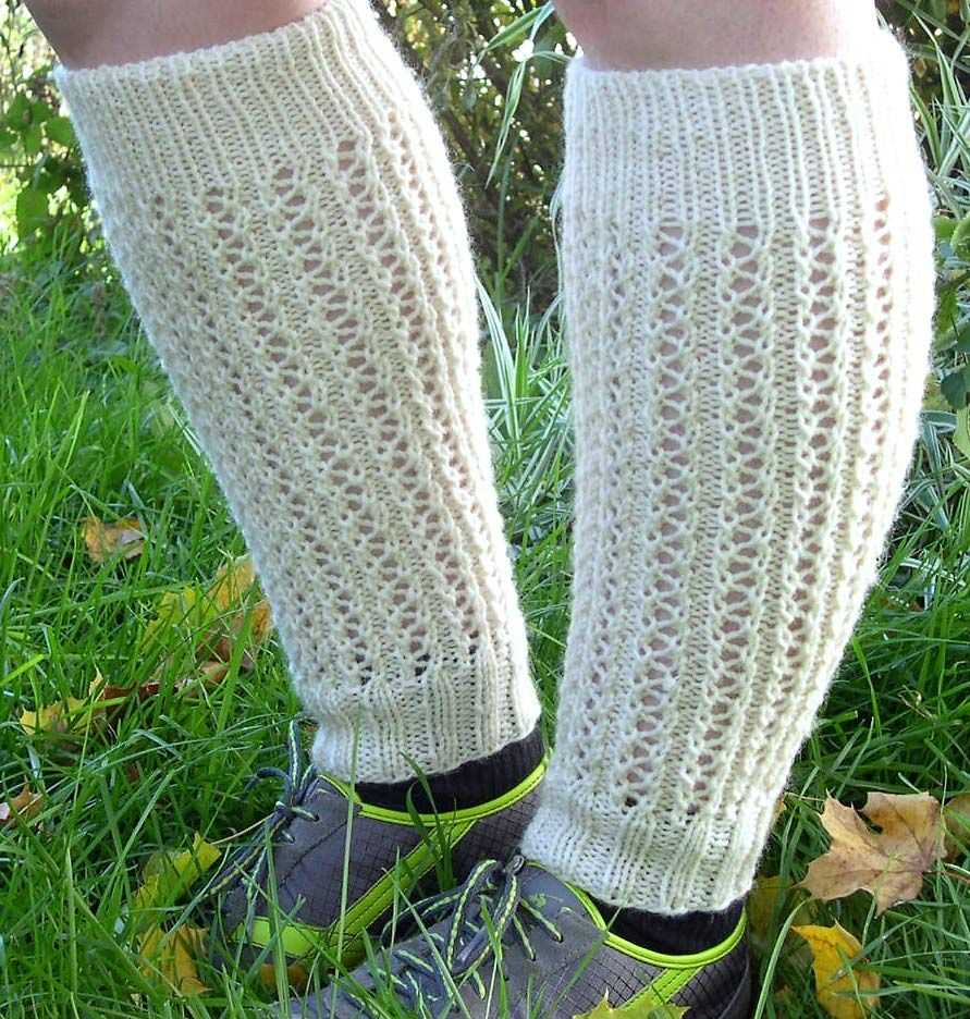 Leg warmer pattern knit in the round