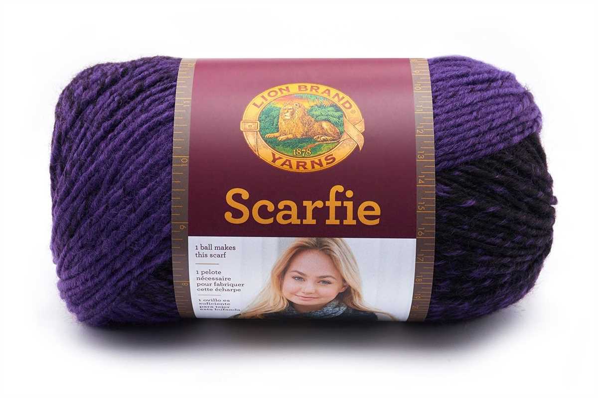 Lion brand scarfie yarn knit patterns