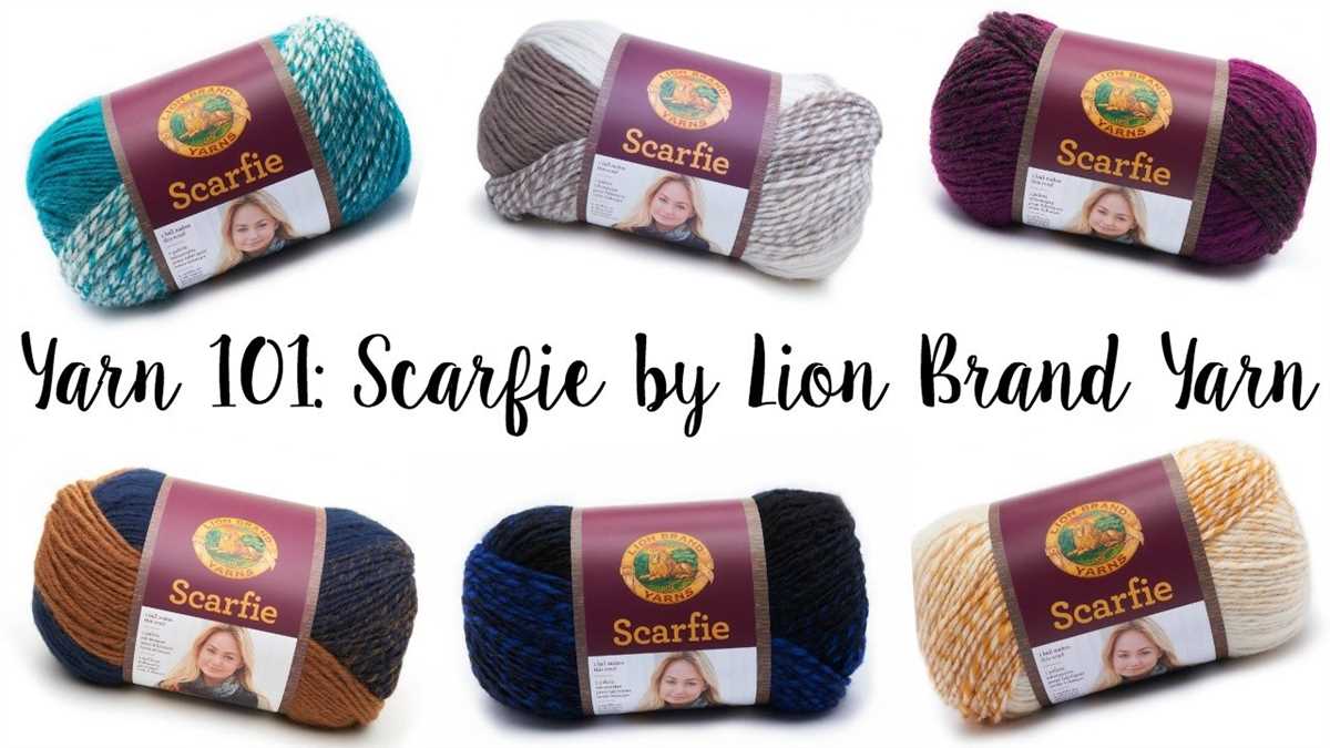 Lion brand scarfie yarn knit patterns
