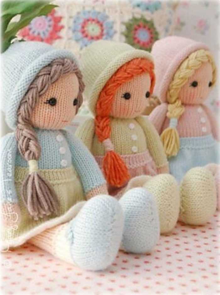 Little yarn dolls knitting pattern
