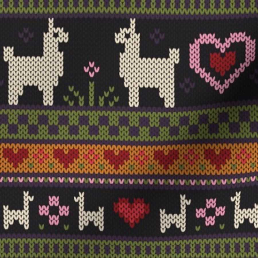Llama wool knitting patterns