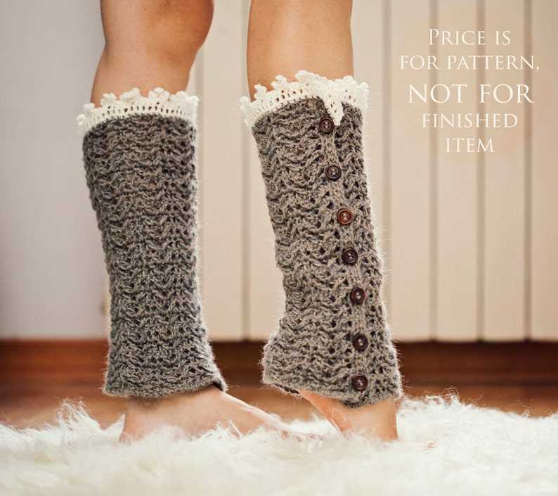 Long leg warmers knitting pattern