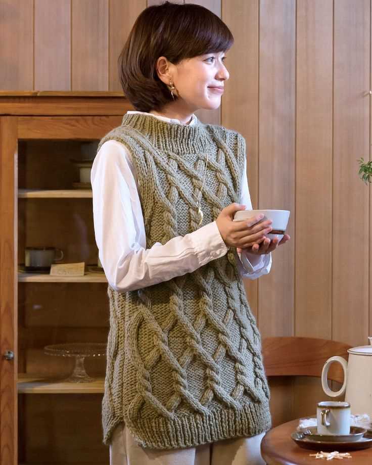 Long vest knitting pattern free