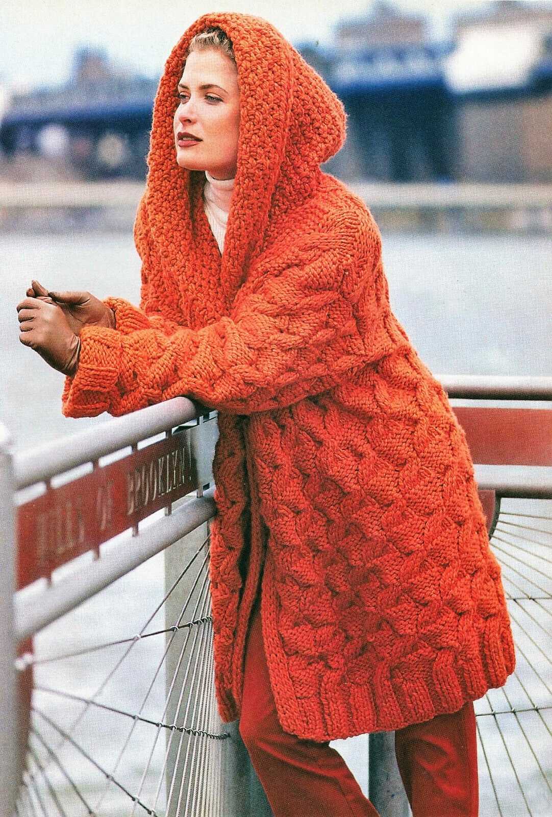 Long sweater coat knitting pattern
