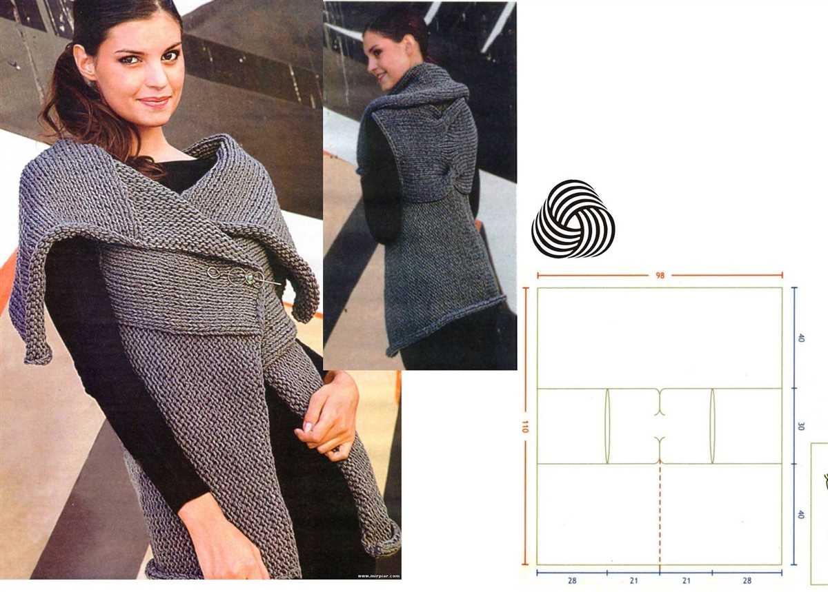 Loom knit poncho pattern free