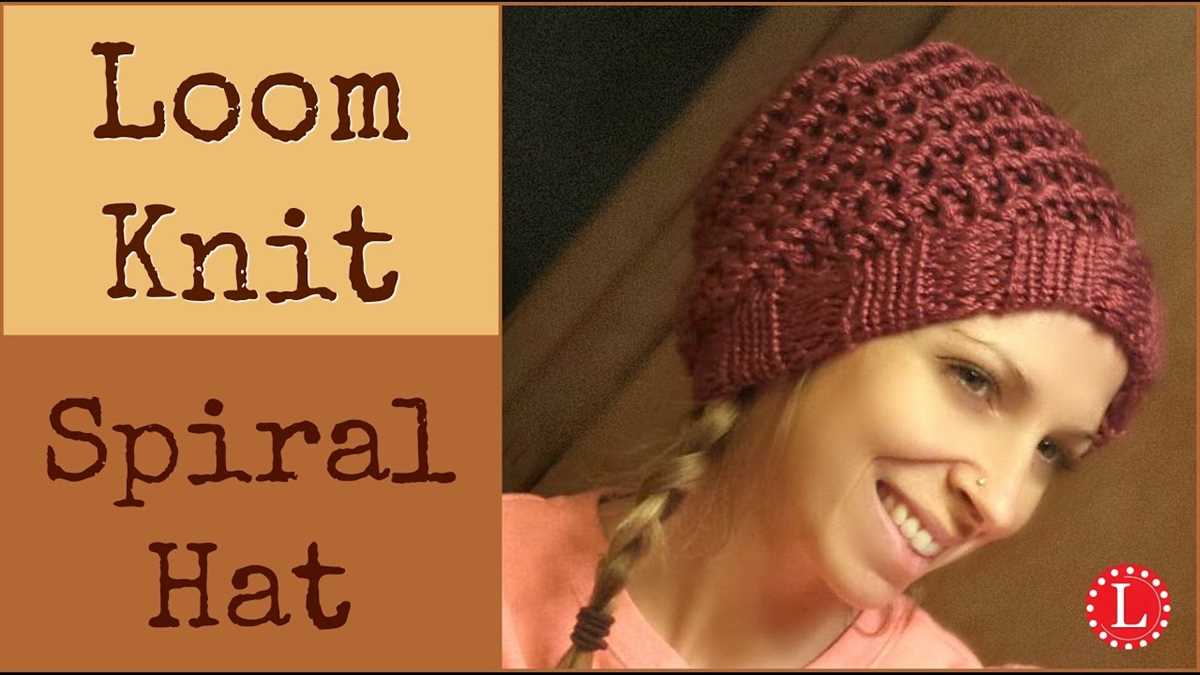 Loom knitting hat patterns for beginners