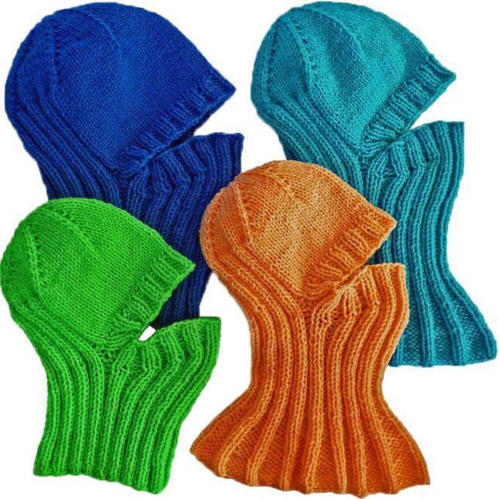 Loom knit balaclava pattern