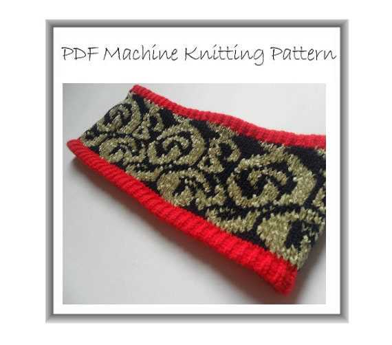 Loom knit headband pattern