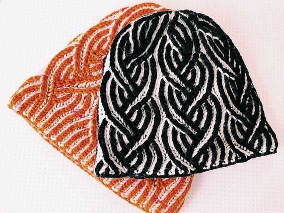 Machine knitted hat patterns free