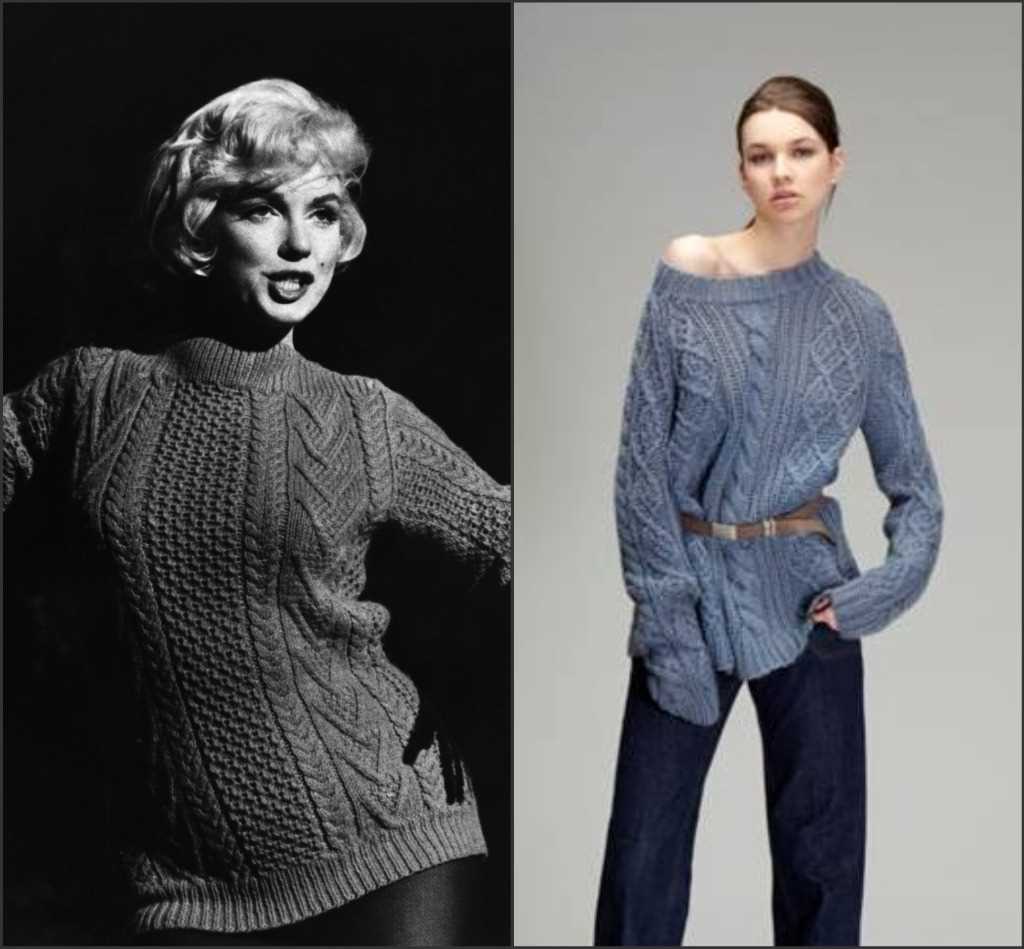 Marilyn monroe cardigan knitting pattern