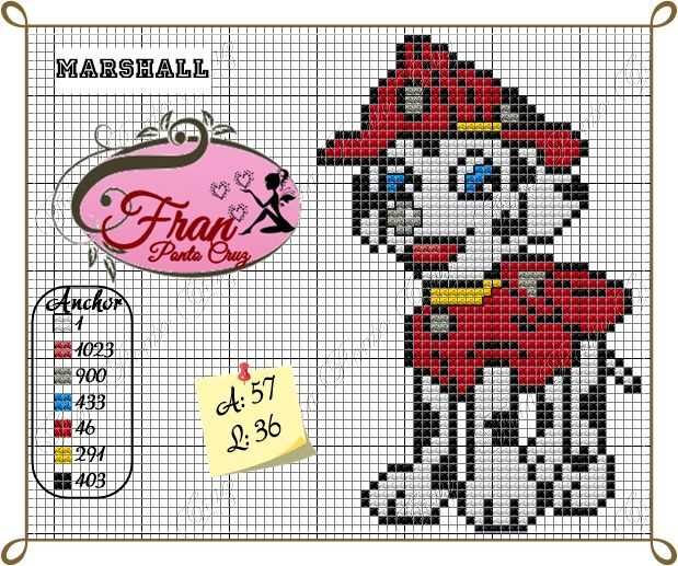 Marshall paw patrol knitting pattern