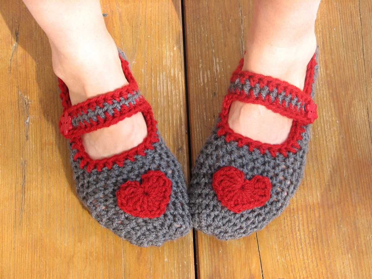 Mary jane slippers knitting pattern
