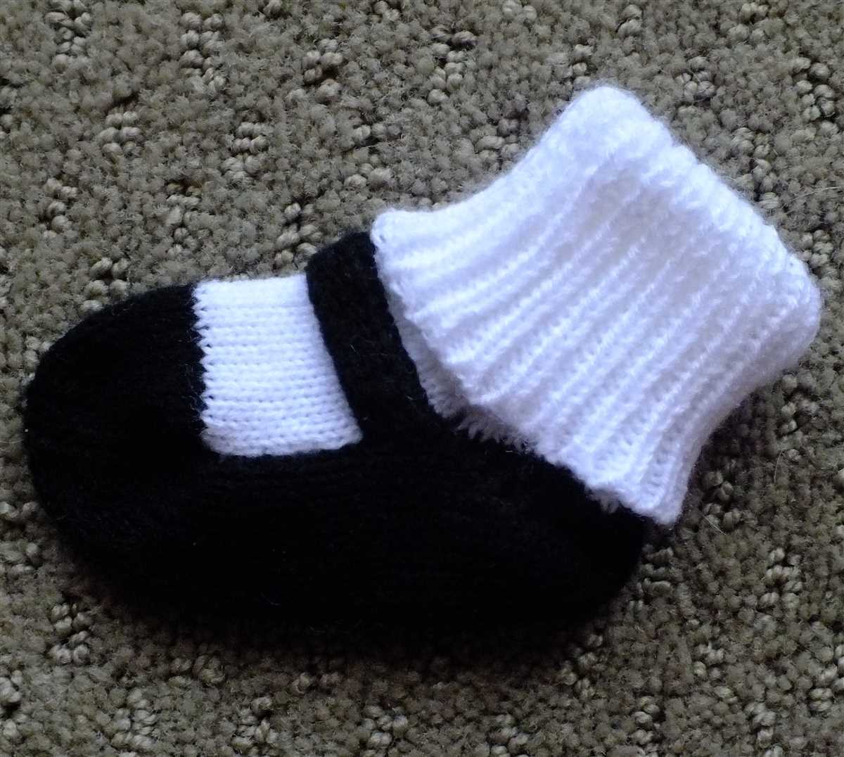 Mary jane booties knitting pattern free