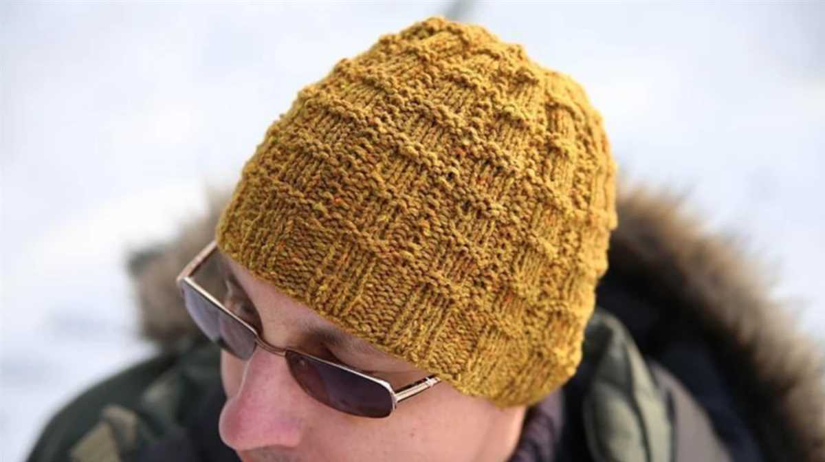Men's knitted hats free patterns