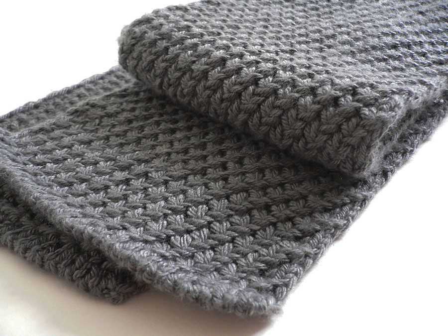Men's scarves knitting patterns free