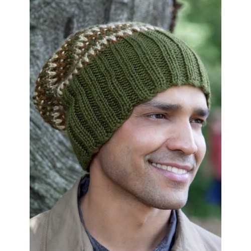 Men's cable knit hat pattern