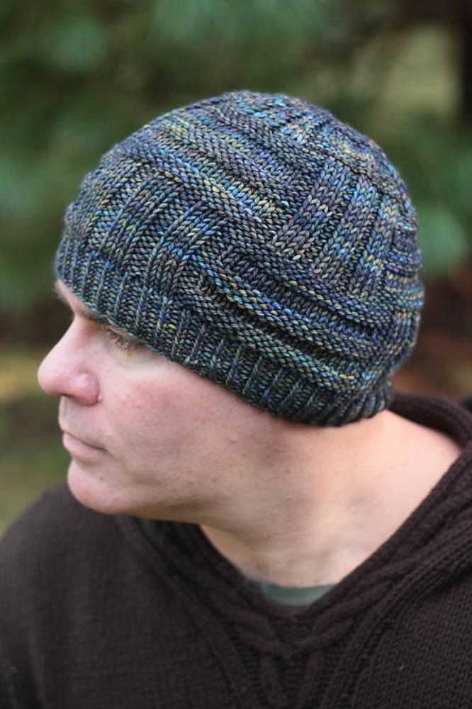 Men's double knit hat pattern free
