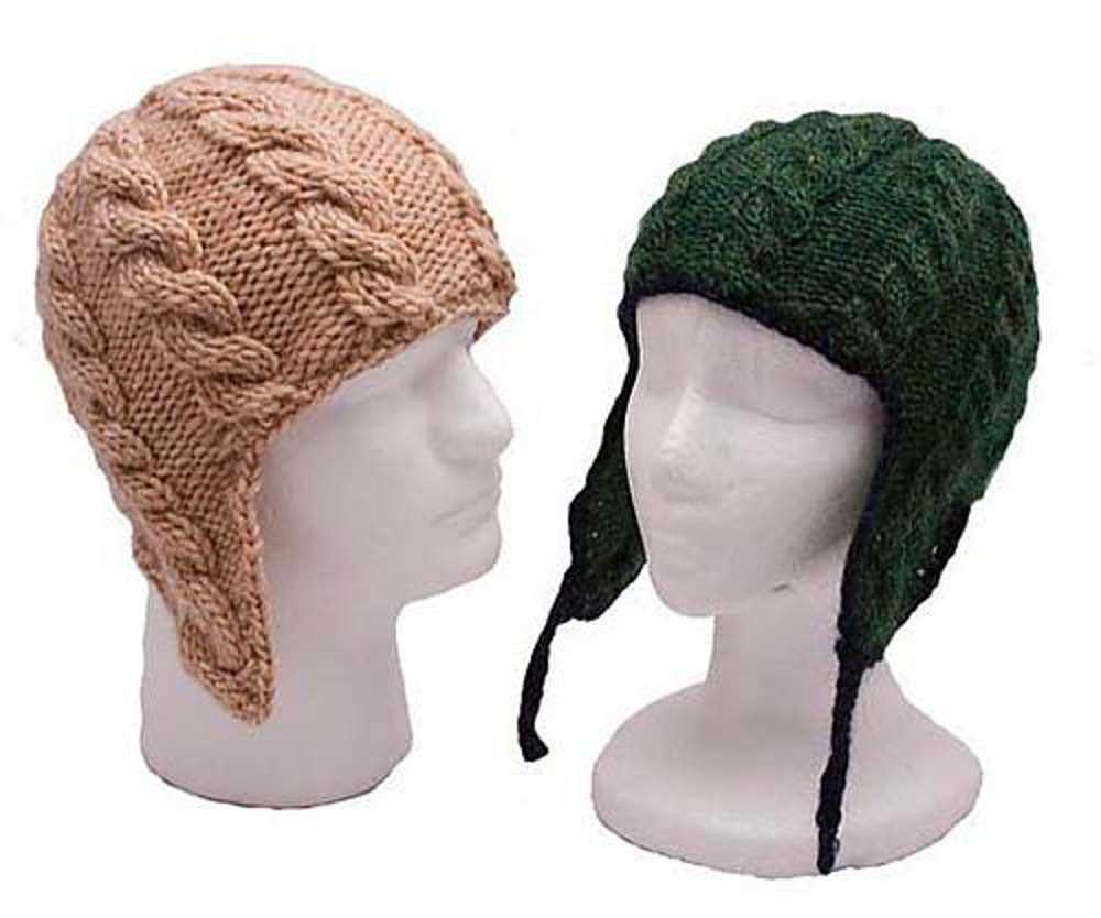 Men's earflap hat knitting pattern free