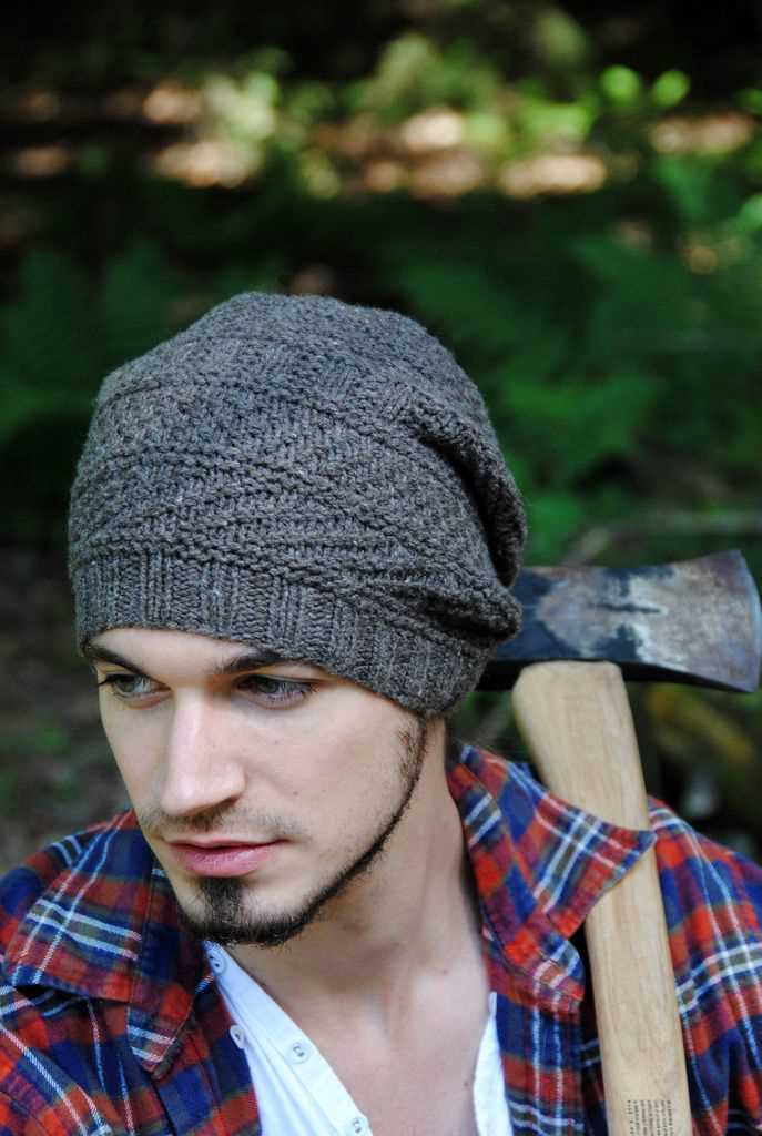 Men's hat knitting pattern