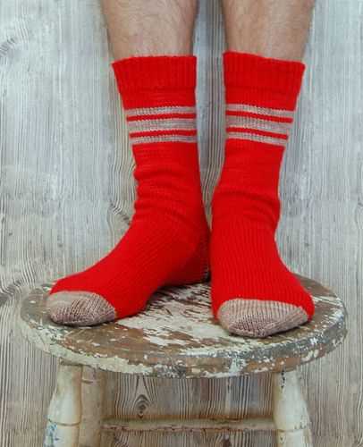 Men's knitted socks basic patterns