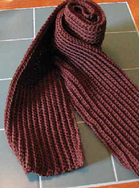 Knit a Stylish and Cozy Ribbed Scarf for Men Men's ribbed scarf knitting pattern