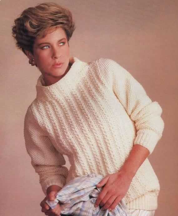 Mens aran sweater knitting patterns free