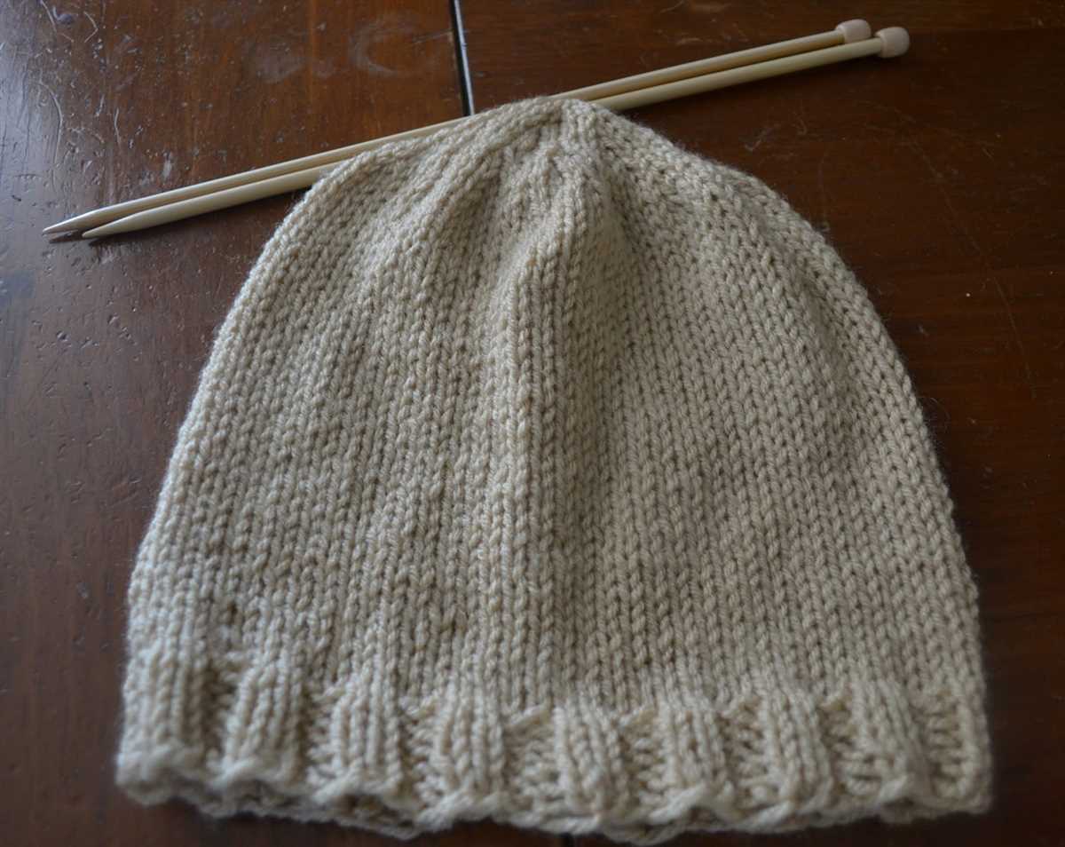 Mens beanie hat free knitting pattern