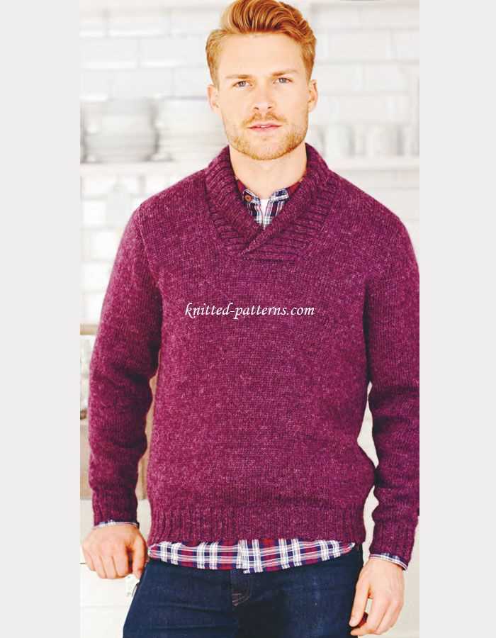 Mens knitted sweater patterns