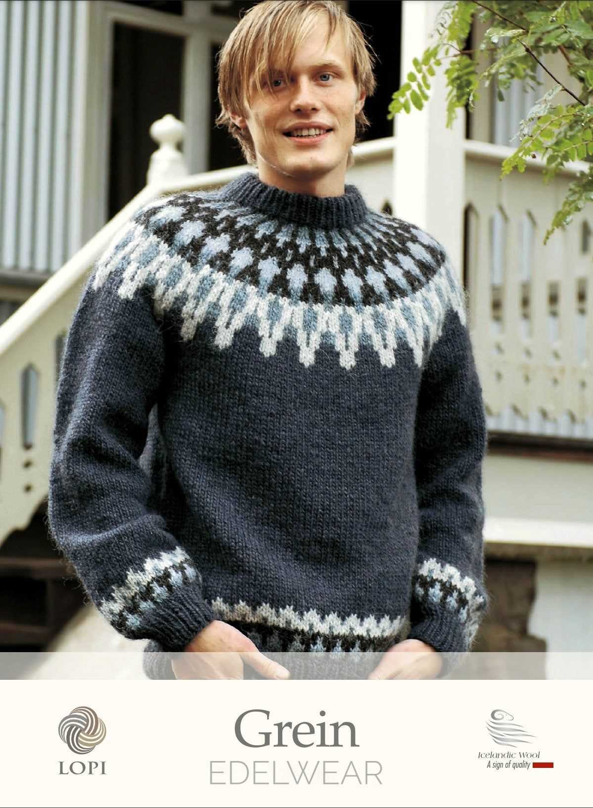 Mens nordic sweater knitting pattern