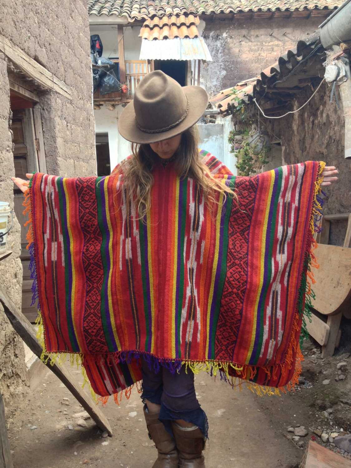 Mens poncho knitting pattern