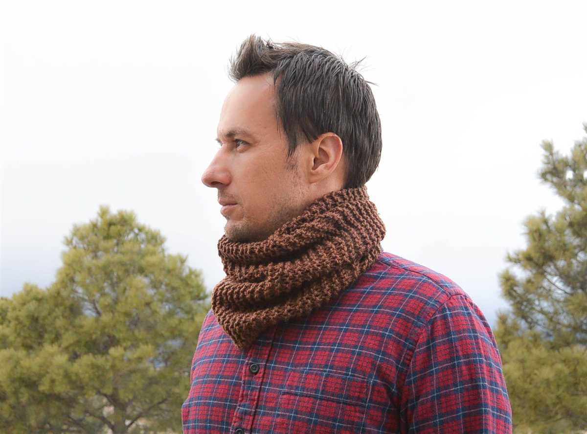 Mens scarf knitting pattern free
