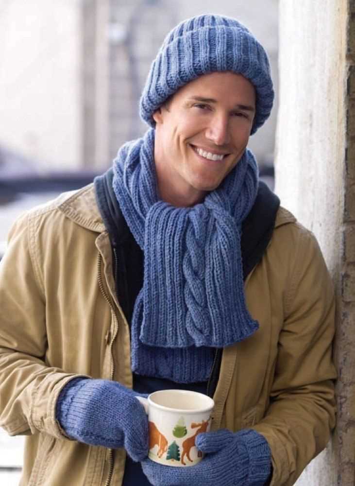 Mens scarf knitting pattern free