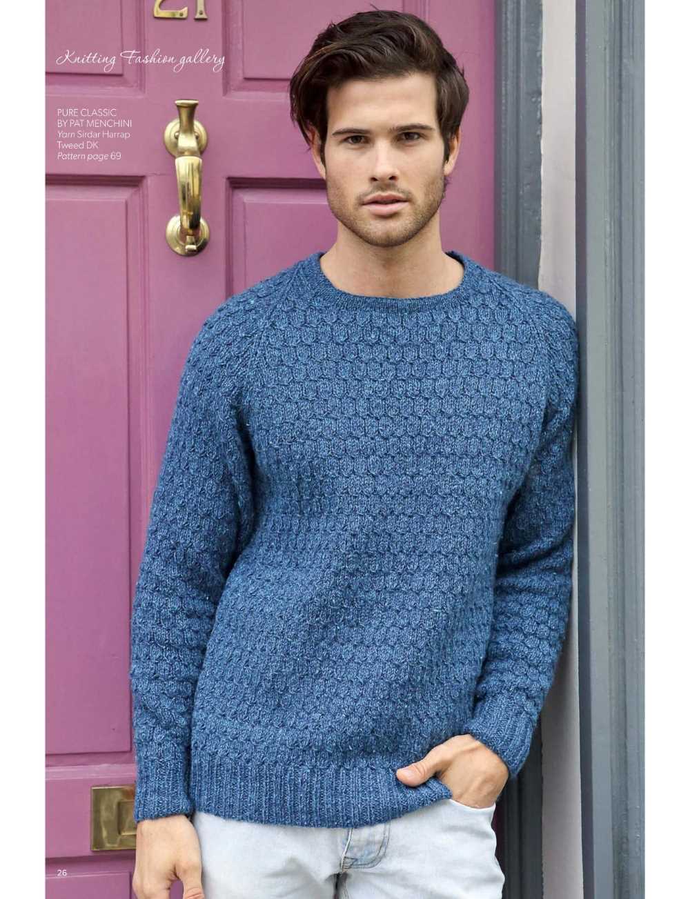 Mens sweater knit pattern