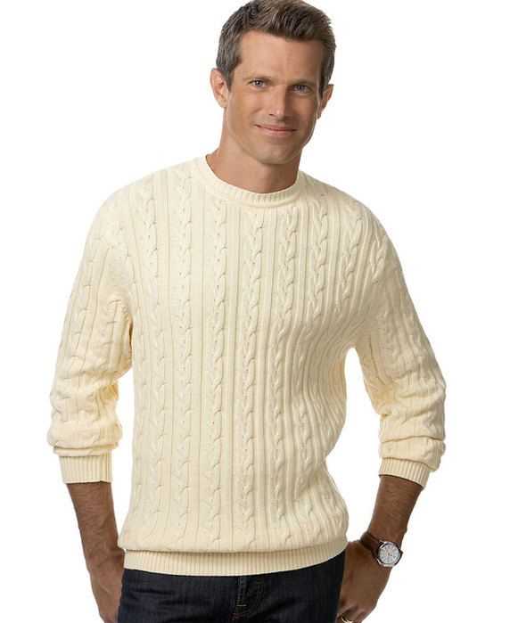 Mens sweater knit pattern