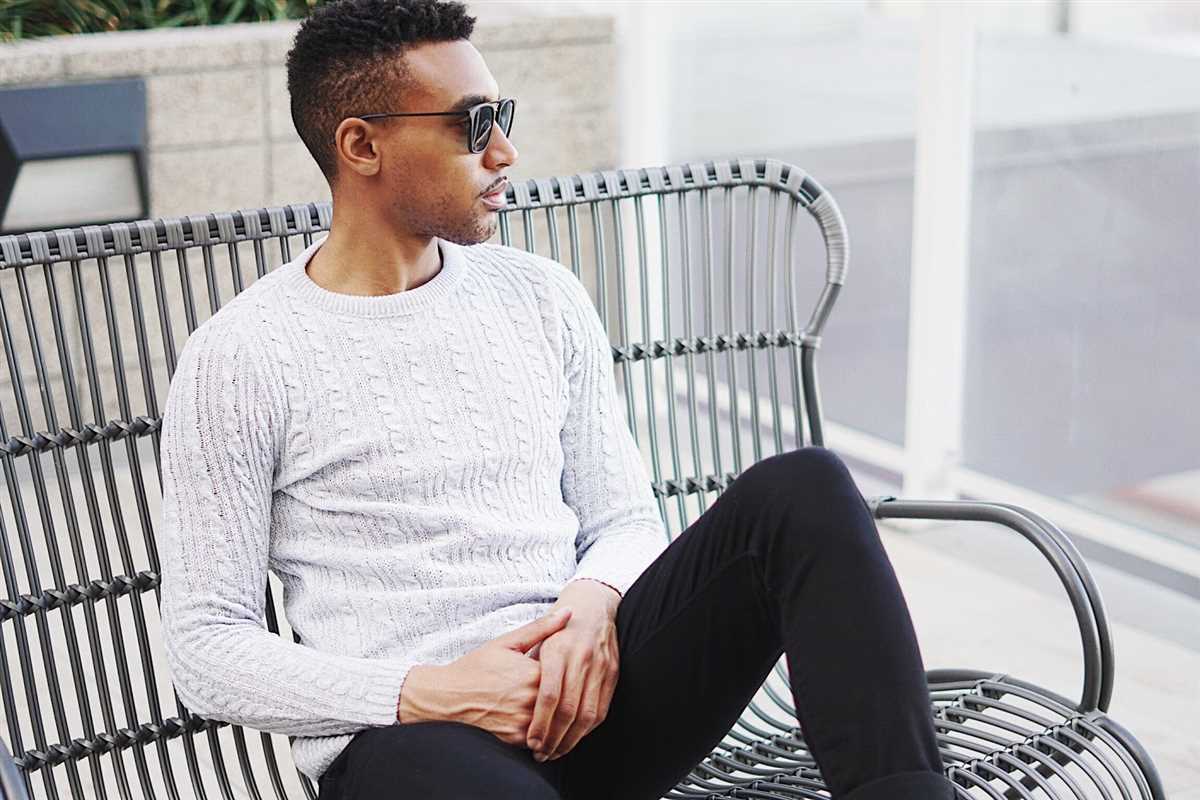 Mens sweater knit pattern