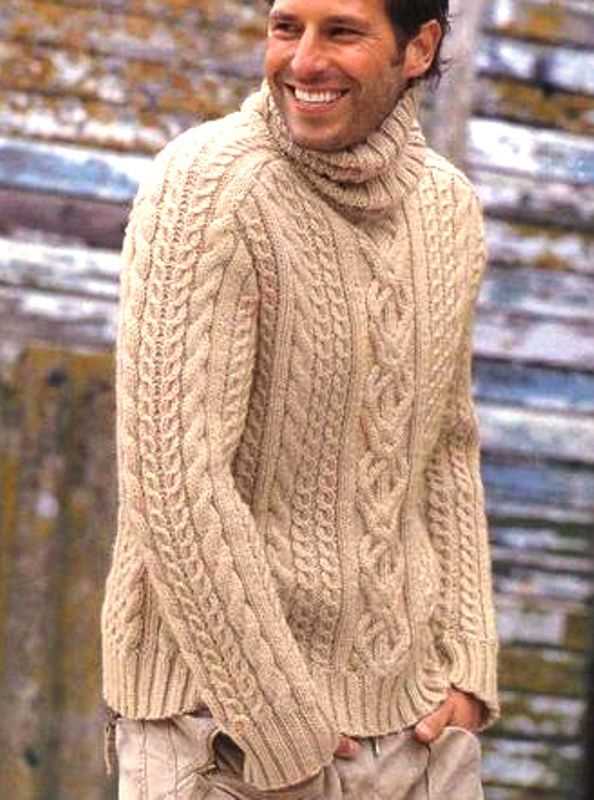Discover Stylish Aran Knitting Patterns for Men Mens aran knitting patterns