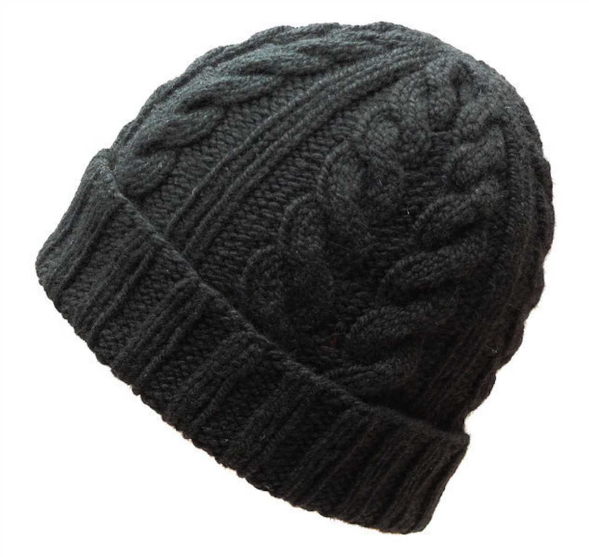 Mens cable hat knitting pattern